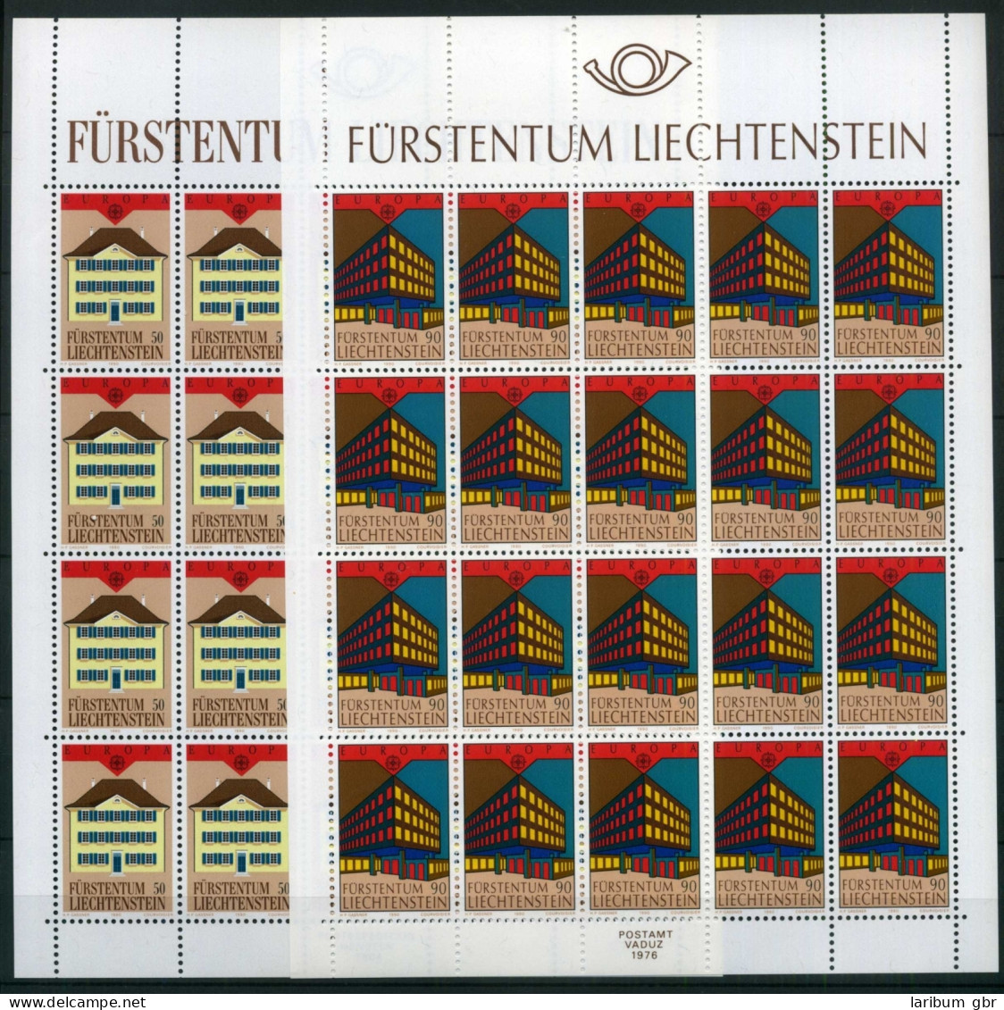 Liechtenstein Kleinbogensatz 984-985 Postfrisch Cept 1990 #JE918 - Autres & Non Classés