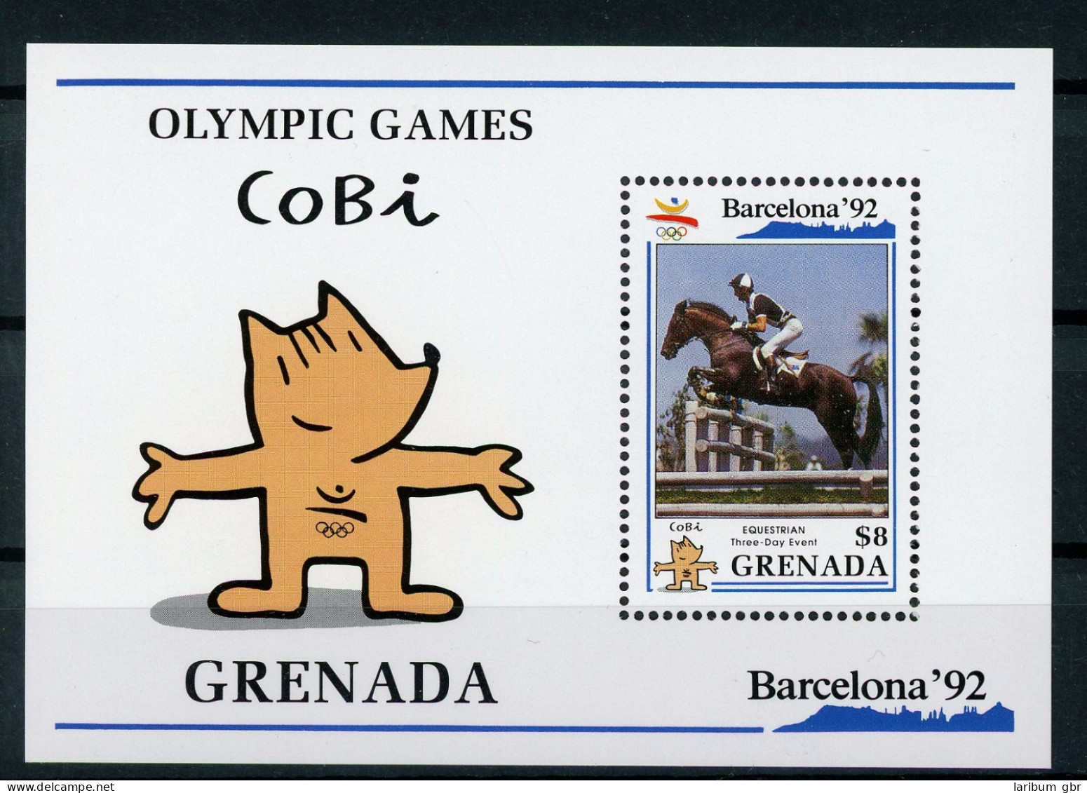 Grenada Block 251 Postfrisch Olympia 1992 Barcelona #HL271 - Grenada (1974-...)