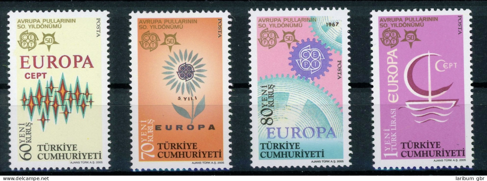 Türkei 3487-3490 Postfrisch 50 J. Europamarken #IN719 - Andere & Zonder Classificatie