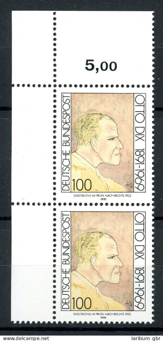 Bund 1573 I Postfrisch Plattenfehler Im Senkr. Paar #HD330 - Variétés Et Curiosités