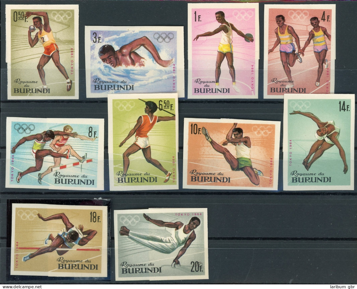 Burundi 125-134 Postfrisch Olympiade #HL276 - Unused Stamps