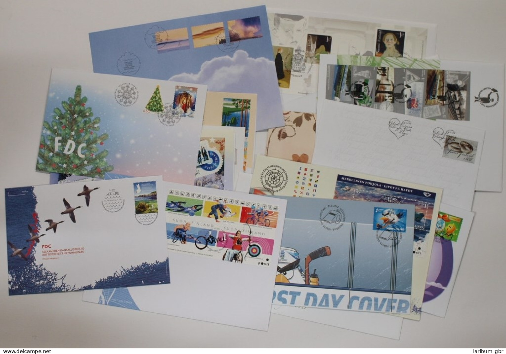 Finnland FDC Jahrgang 2012 Komplett Ersttagesbrief/FDC #JZ109 - Andere & Zonder Classificatie