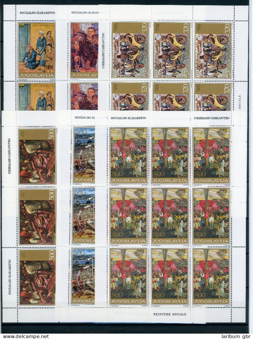 Jugoslawien Kleinbogen 1621-1626 Postfrisch #IY045 - Sonstige & Ohne Zuordnung