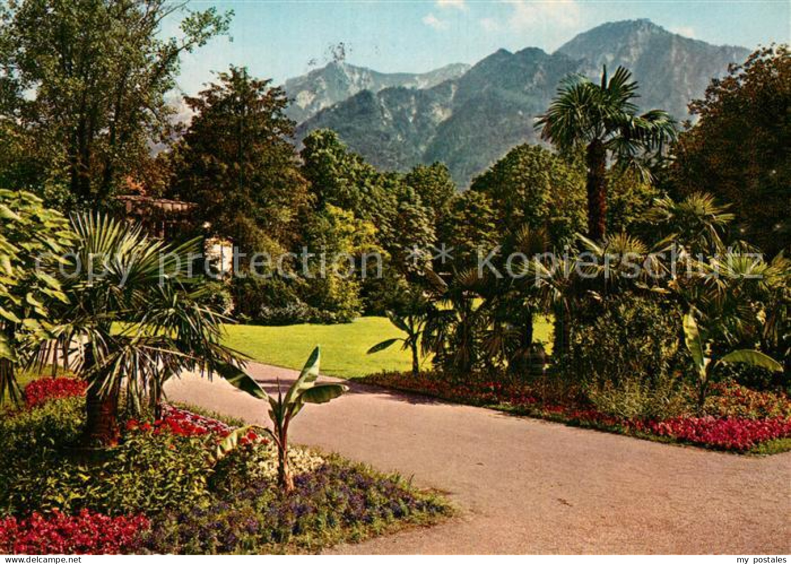 72970251 Bad Reichenhall Kurpark Mit Blick Zum Predigtstuhl Lattengebirge Bad Re - Bad Reichenhall