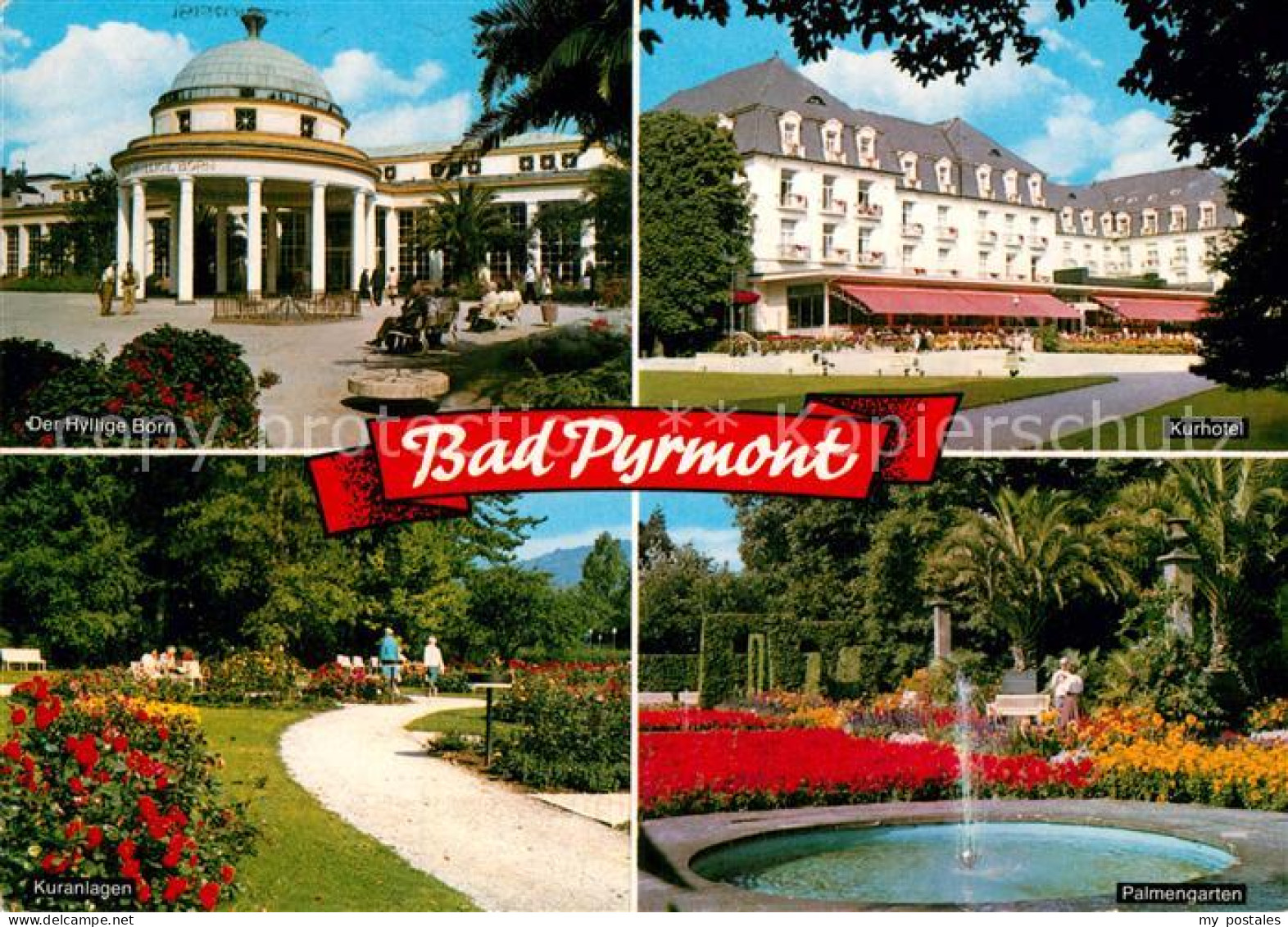 72970229 Bad Pyrmont Hyllige Born Kurhotel Palmengarten Kuranlagen Bad Pyrmont - Bad Pyrmont