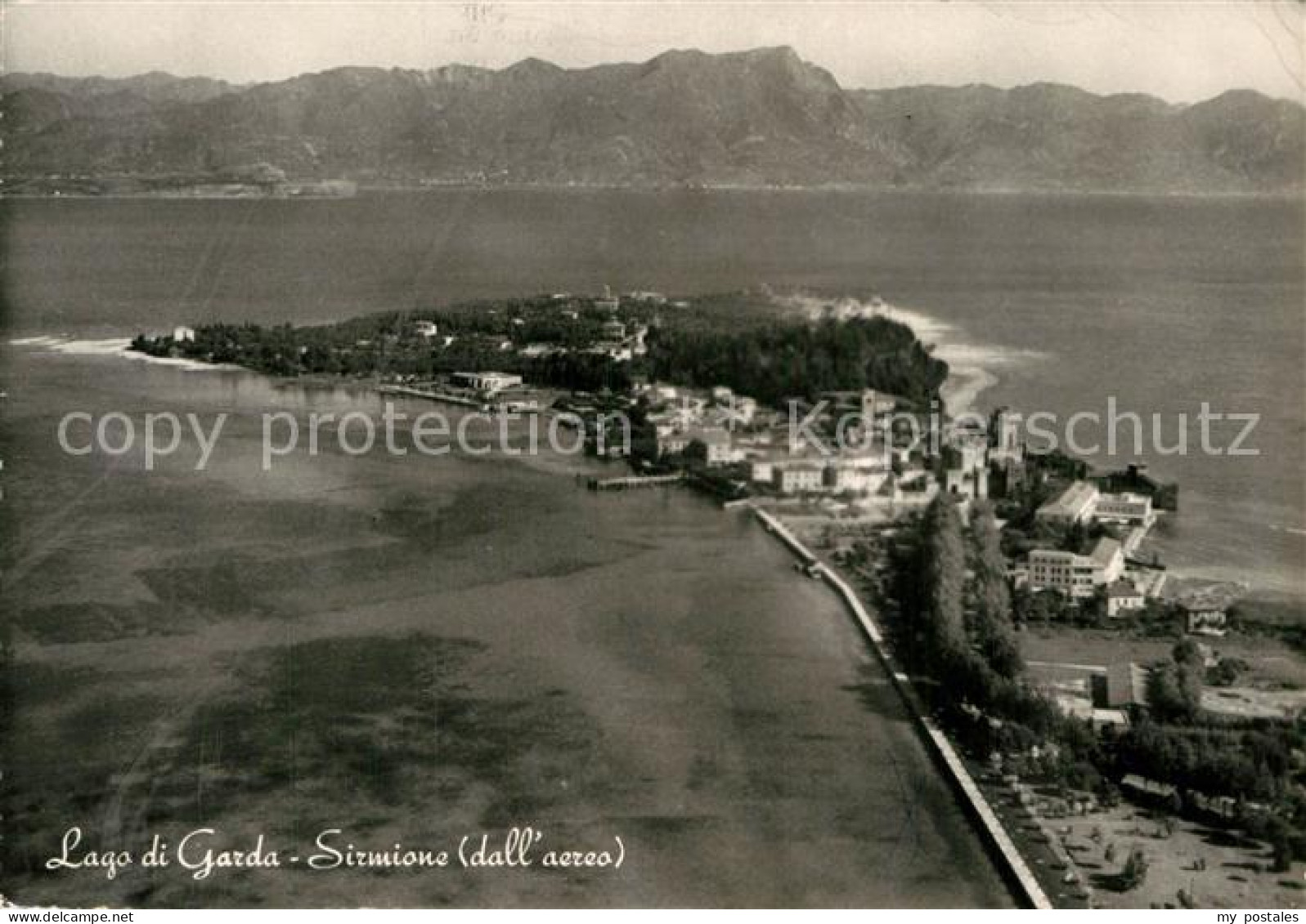 72970181 Sirmione Lago Di Garda Fliegeraufnahme Sirmione Lago Di Garda - Autres & Non Classés