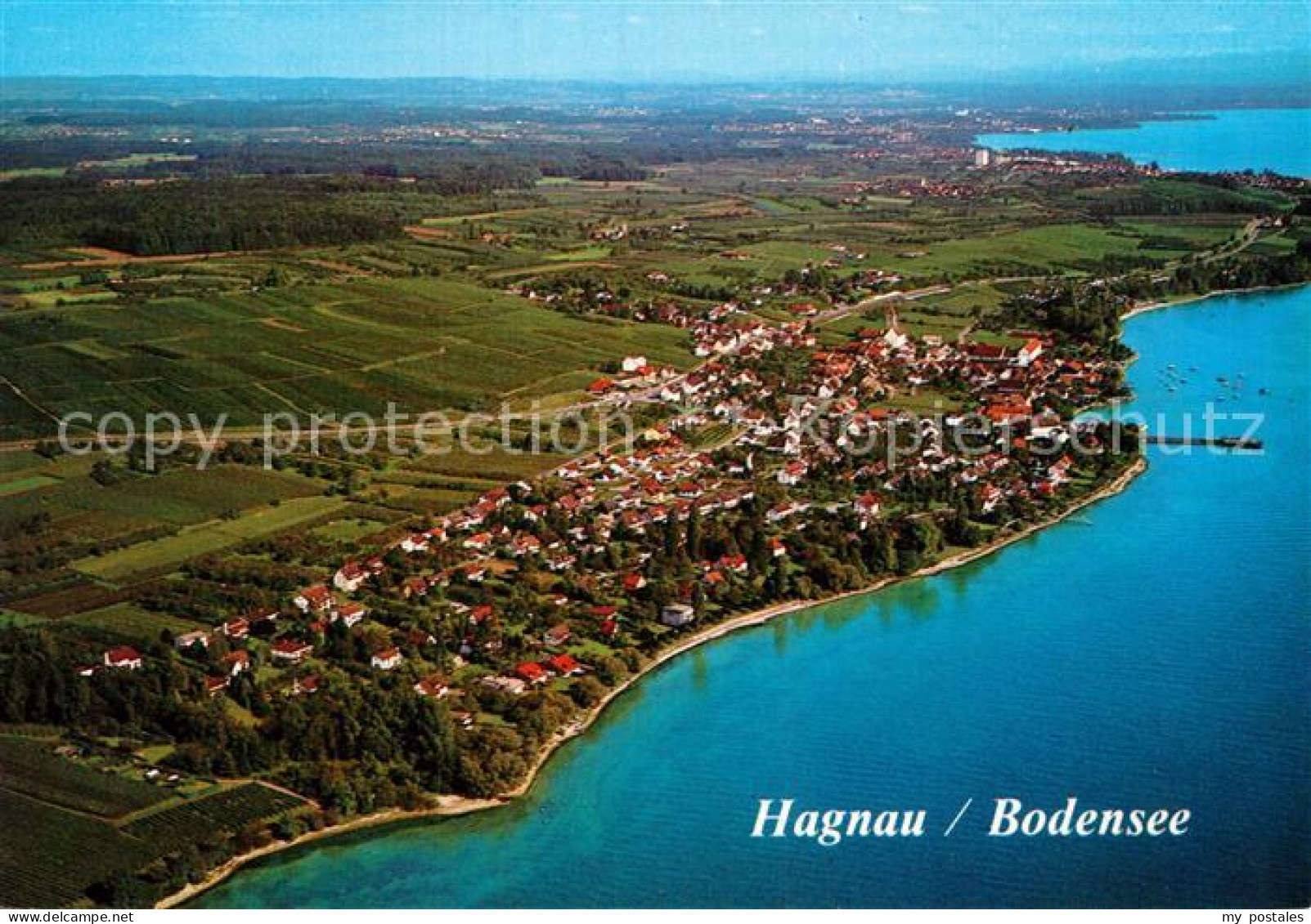 72969877 Hagnau Bodensee Fliegeraufnahme Partie Am See Hagnau - Andere & Zonder Classificatie