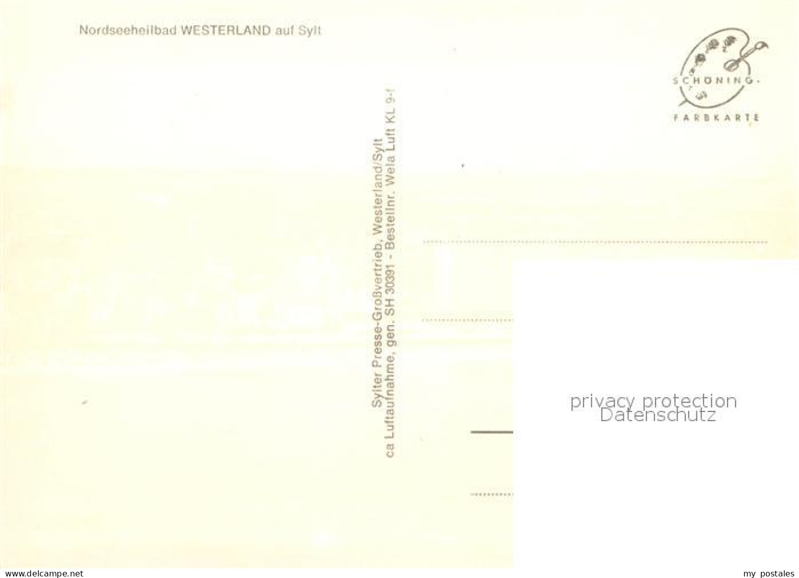 72969844 Westerland Sylt Fliegeraufnahme Mit Strand Westerland - Other & Unclassified