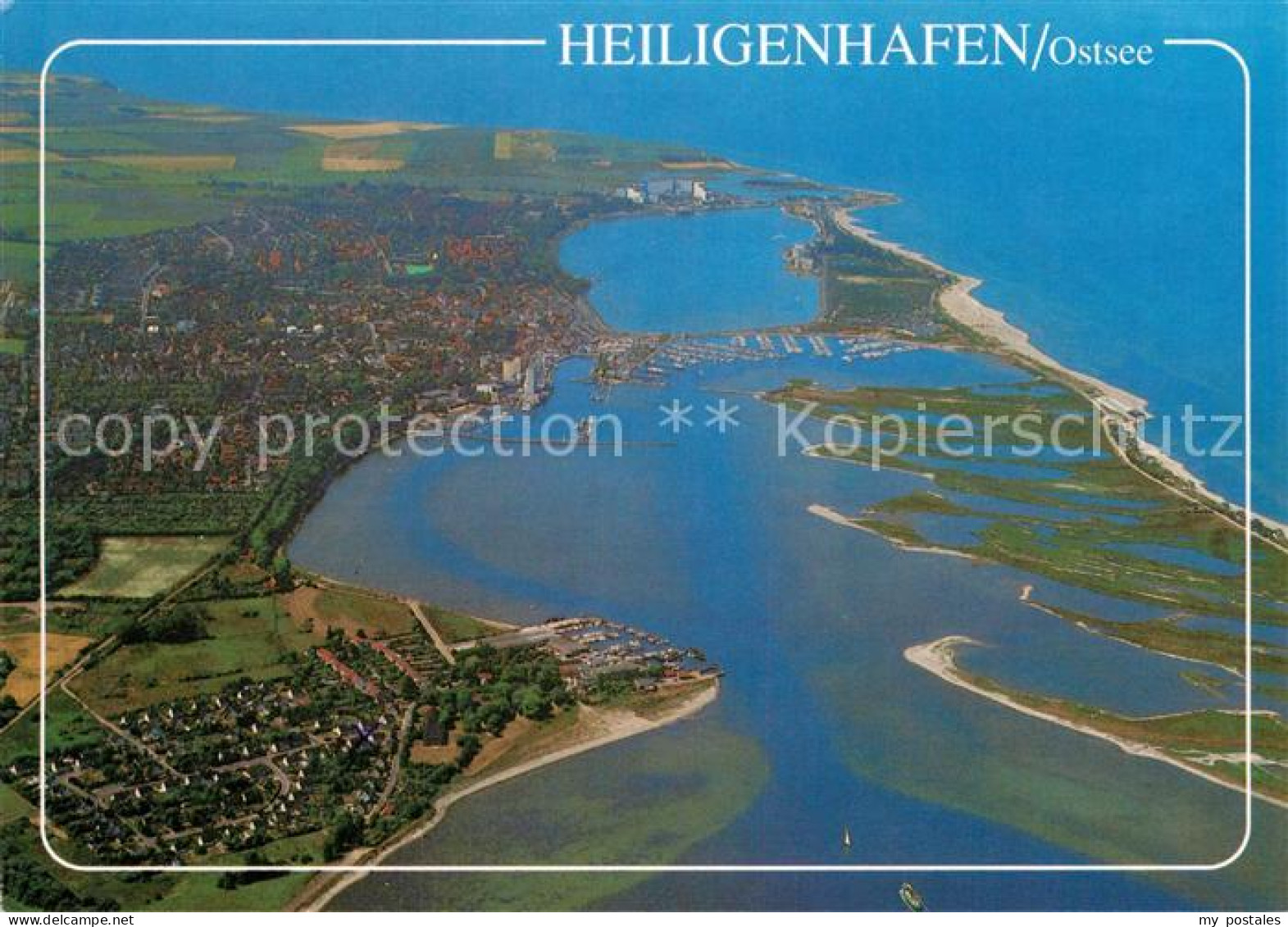 72969757 Heiligenhafen Ostseebad Fliegeraufnahme Mit Strand  Heiligenhafen - Heiligenhafen