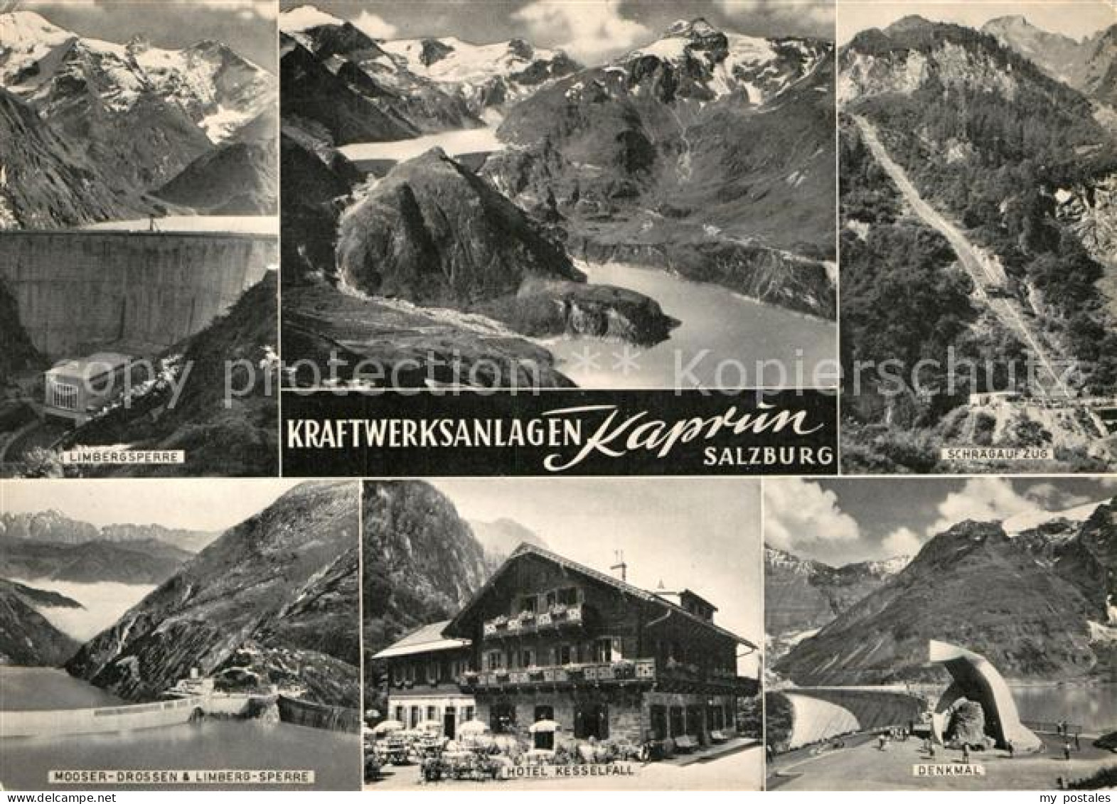 72969587 Kaprun Kraftwerksanlagen Hotel Kesselfall Denkmal Schraegaufzug Kaprun - Sonstige & Ohne Zuordnung