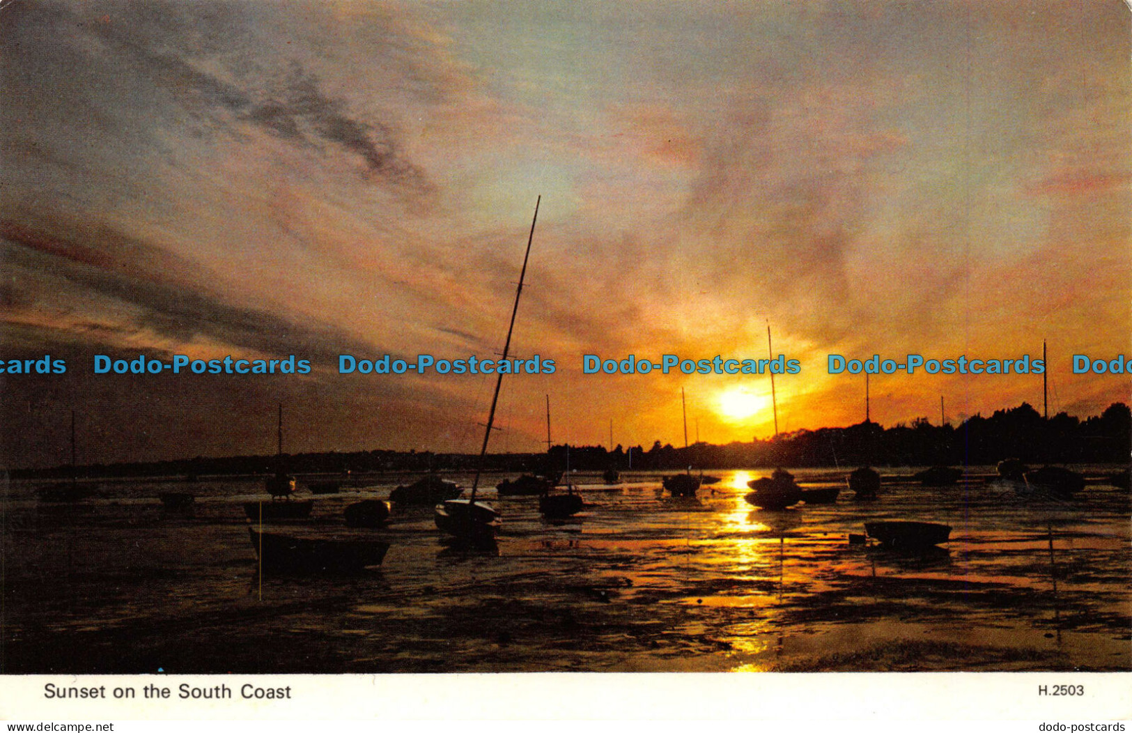 R082383 Sunset On The South Coast. Dennis - World