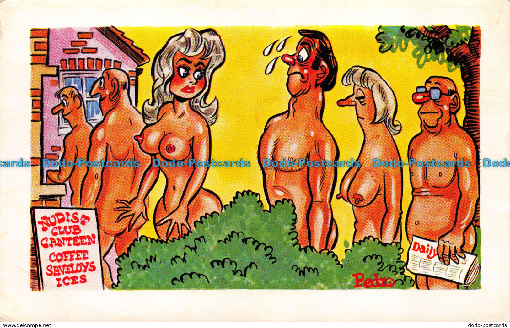 R081925 Nudist Club Canteen Coffee Seveloys Ices. Sunny Pedro Series. 179 - World