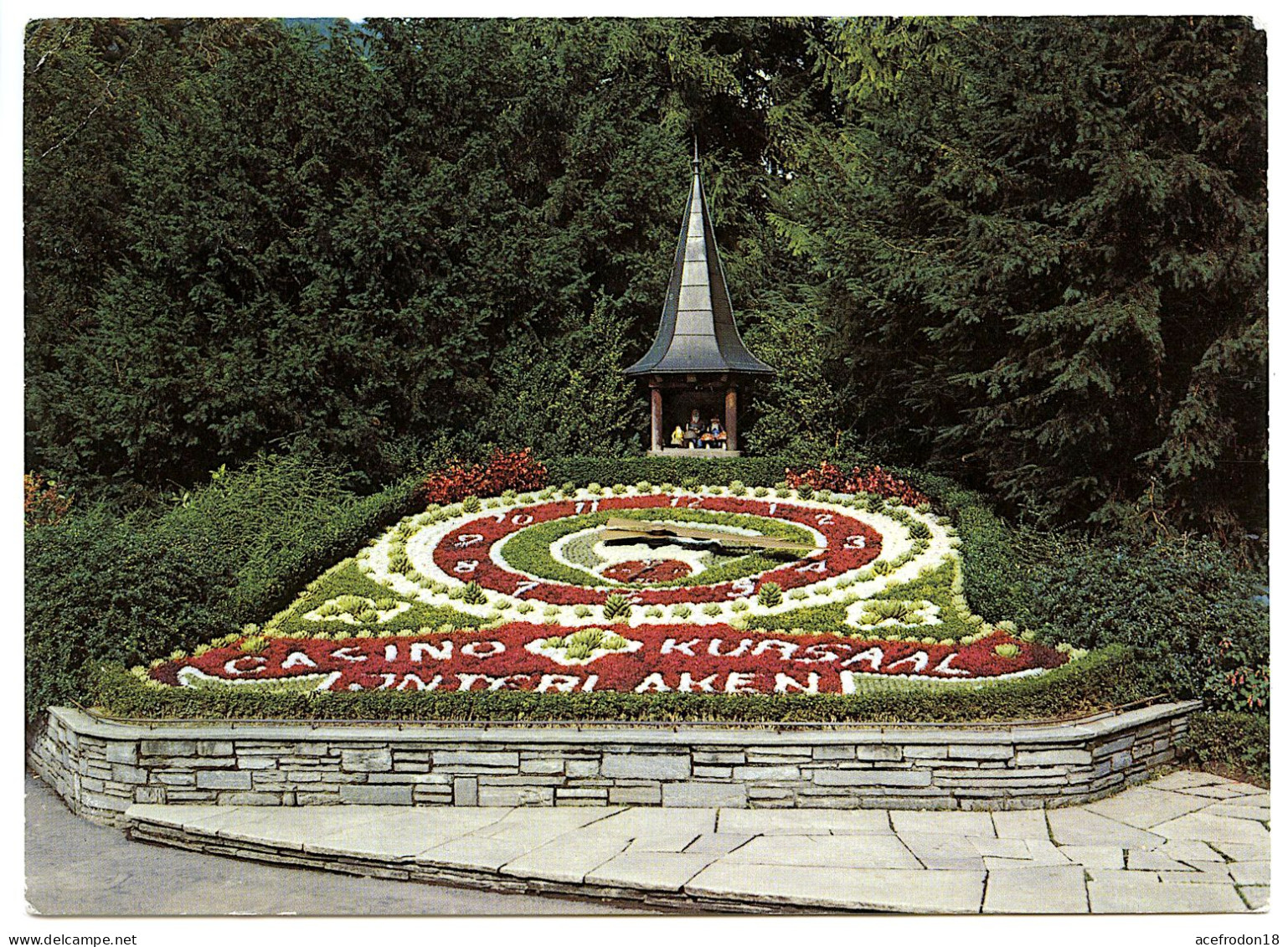 INTERLAKEN, Kursaal - Blumenuhr - Interlaken