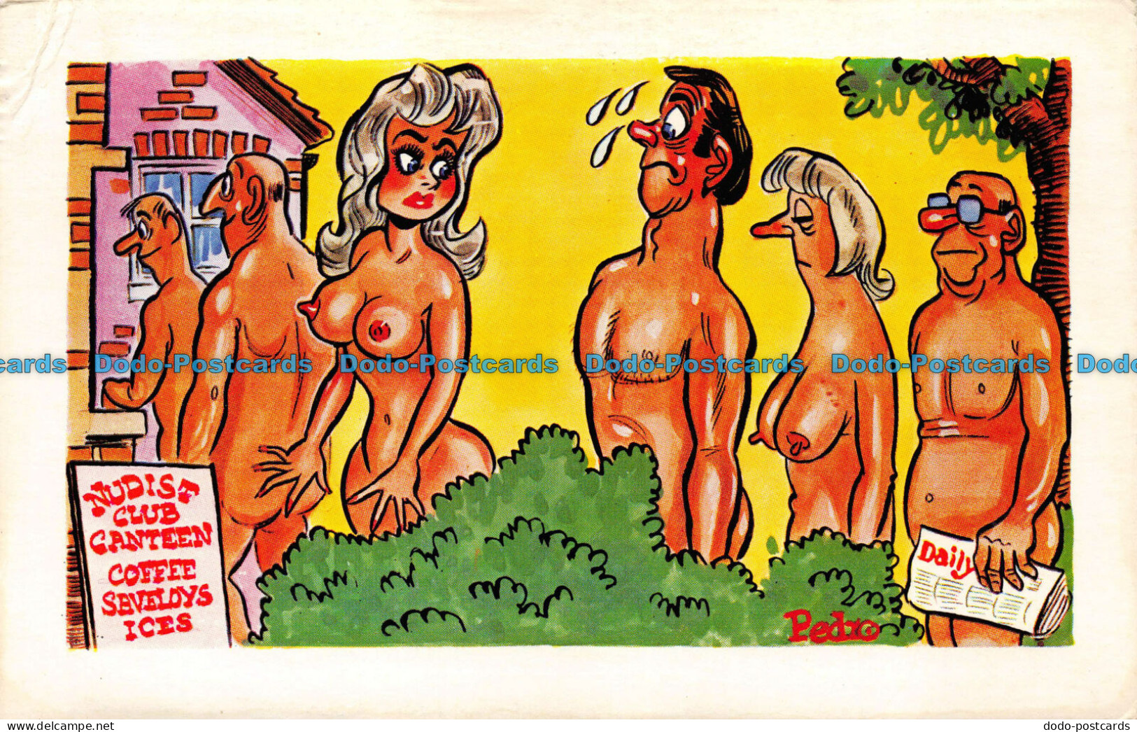 R081929 Nudist Club Canteen Coffee Seveloys Ices. Sunny Pedro Series. 179 - World