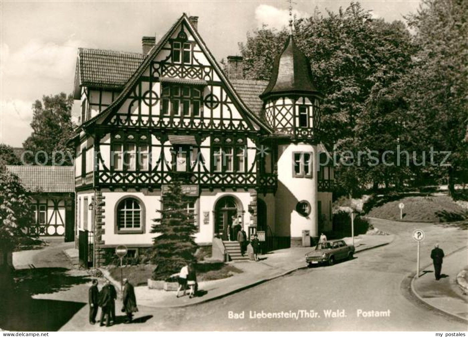 72968799 Bad Liebenstein Postamt Fachwerkhaus Bad Liebenstein - Bad Liebenstein