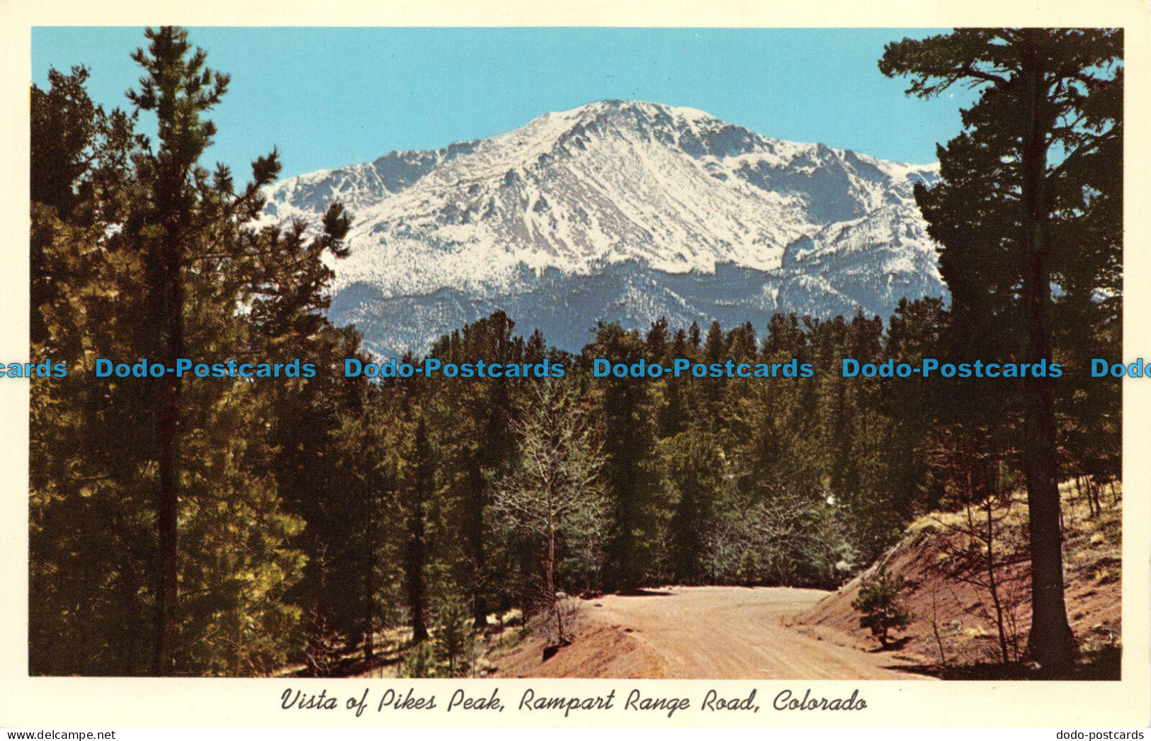 R082393 Vista Of Pikes Peak. Rampart Range Road. Colorado. Cooper - World