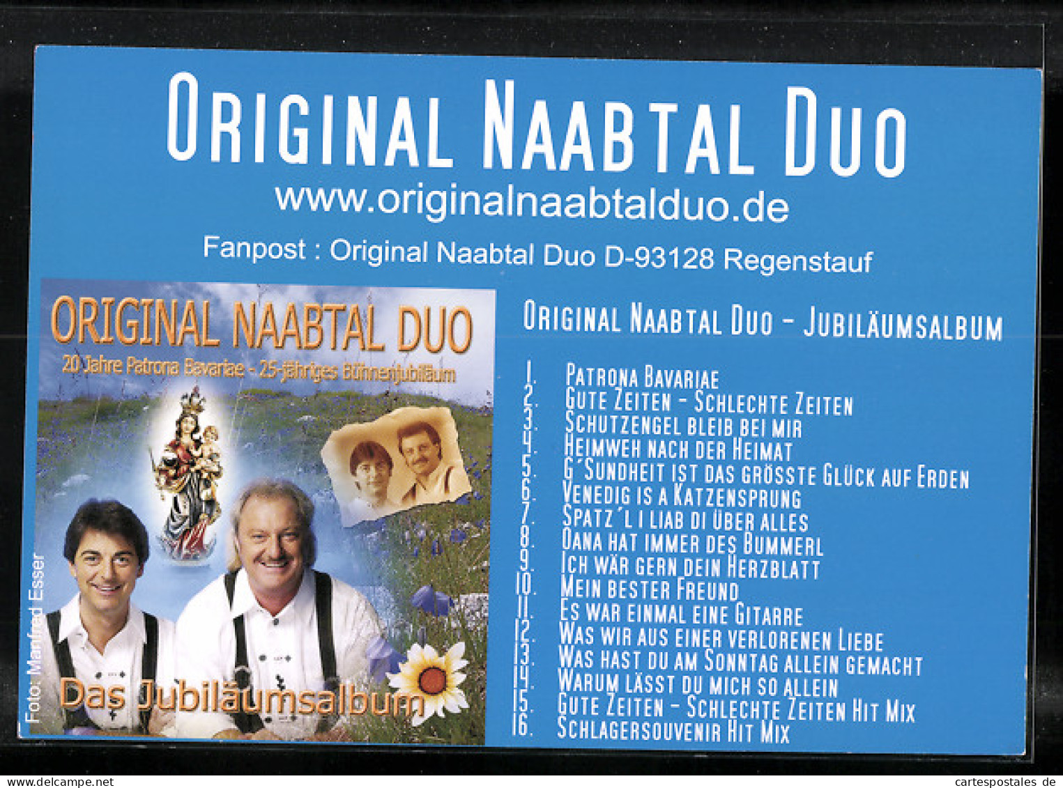 AK Musiker-Duo Original Naabtal Duo Feiert 25jähriges Bühnenjubiläum  - Musique Et Musiciens