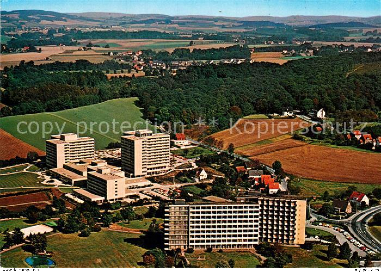 72967789 Bad Salzuflen Fliegeraufnahme Kliniken Am Burggraben Und Fachklinik Sal - Bad Salzuflen