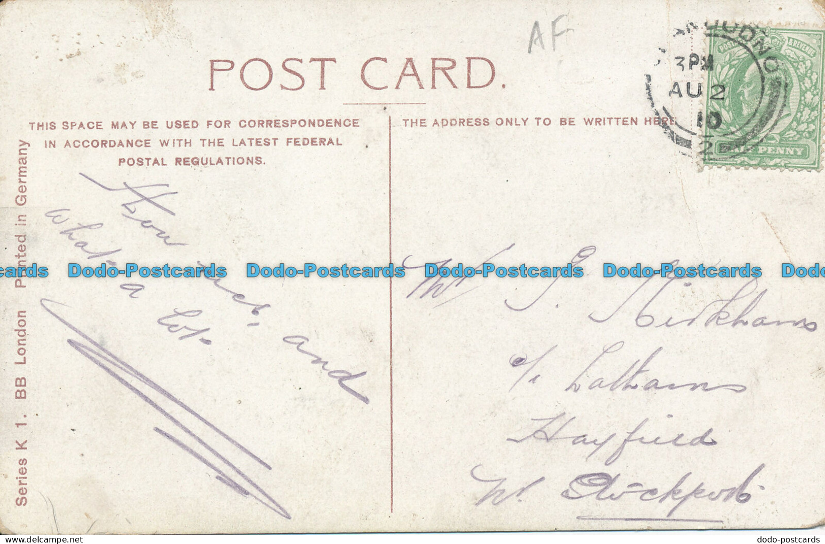 R081195 I Can Quite See Through It Now. B. B. London. 1910 - Other & Unclassified