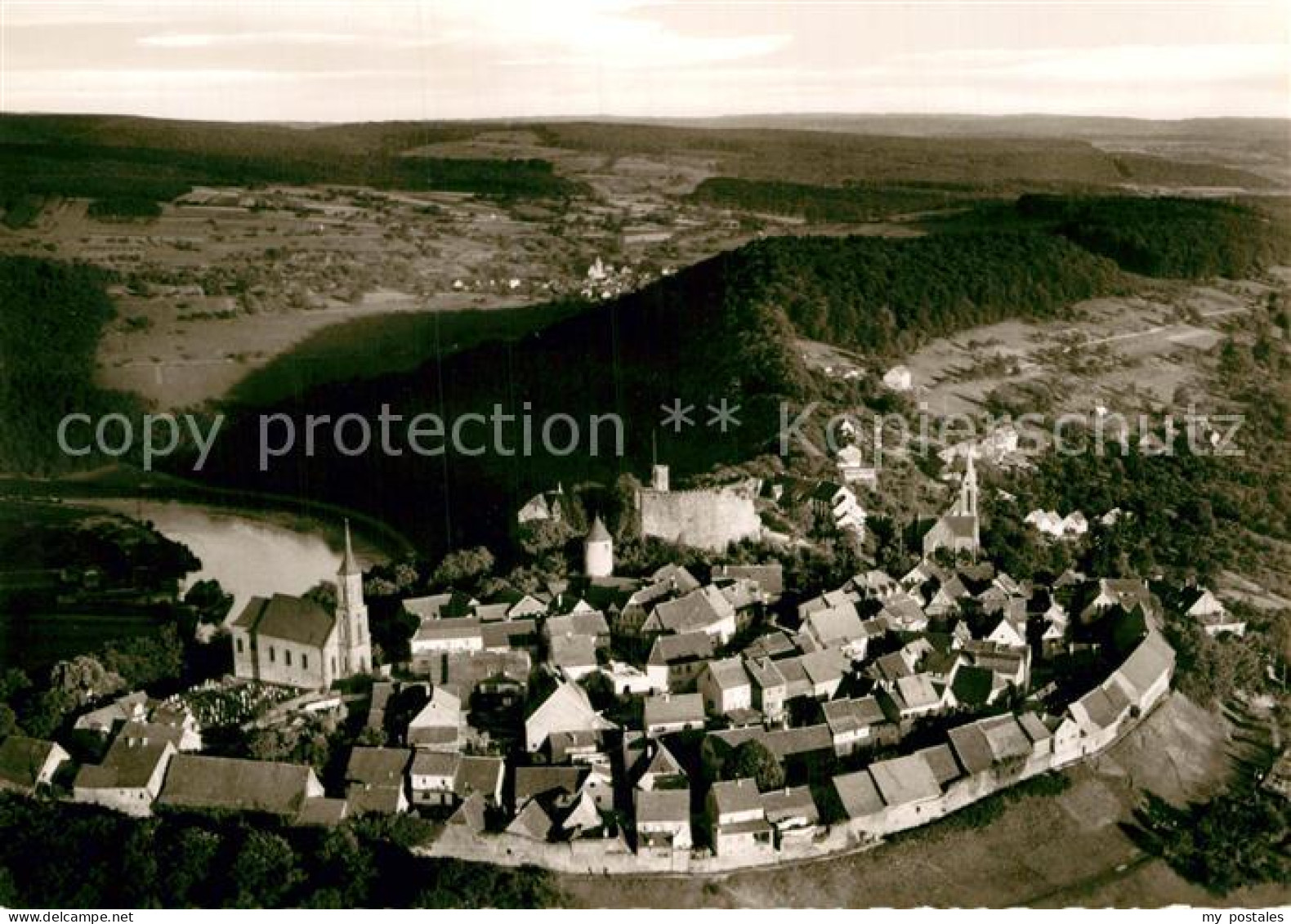 72967689 Dilsberg Fliegeraufnahme Dilsberg - Neckargemünd