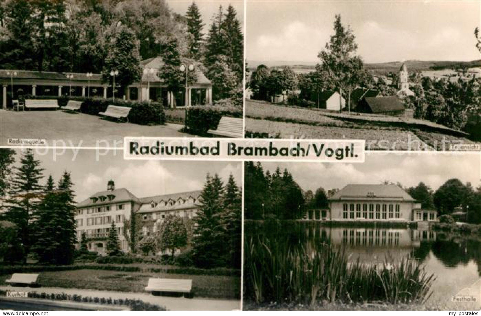 72967585 Bad Brambach Radiumquelle Kurhof Festhalle Bad Brambach - Bad Brambach