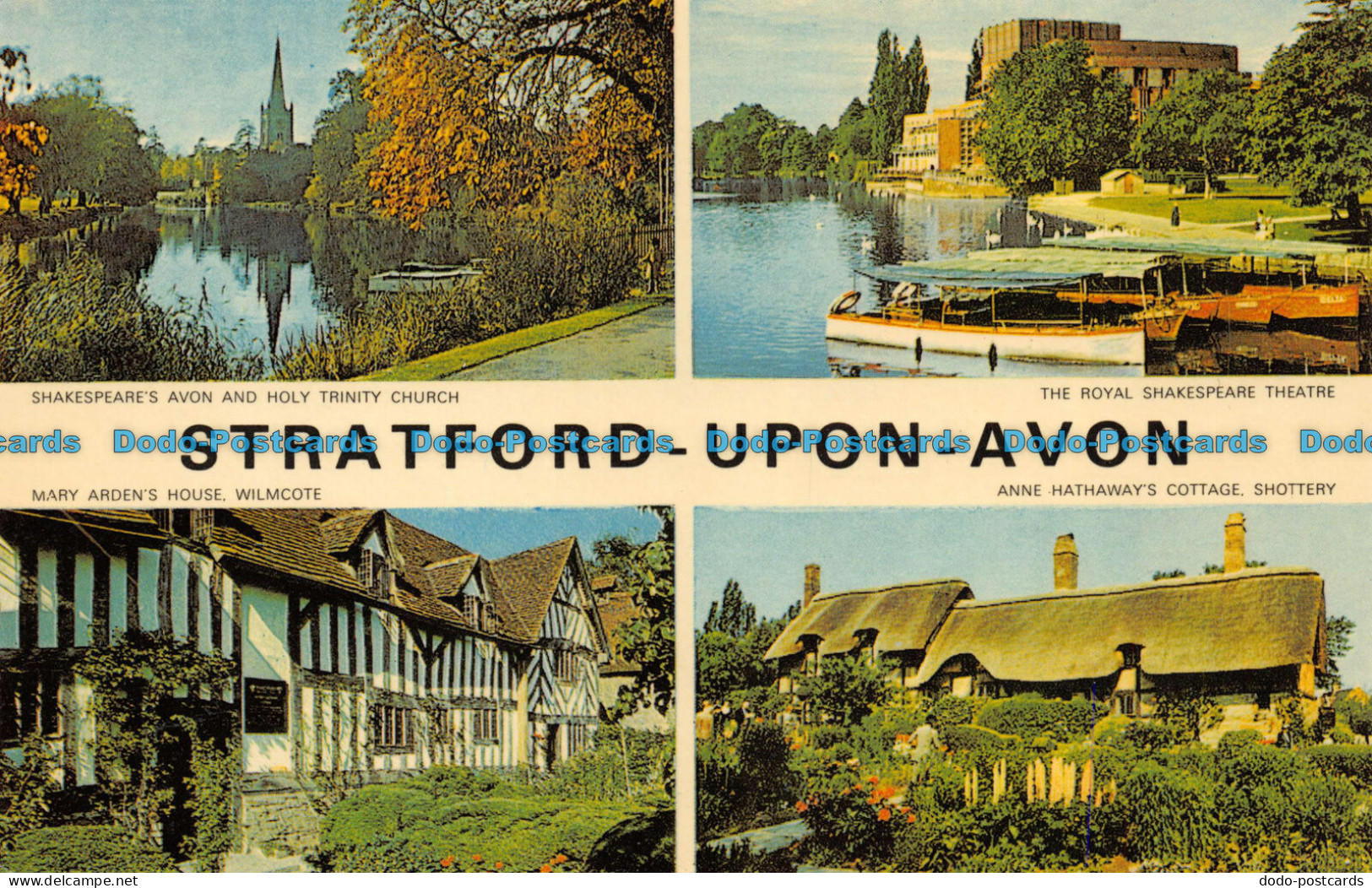 R082910 Stratford Upon Avon. Multi View. Jarrold. Cotman Color - Monde