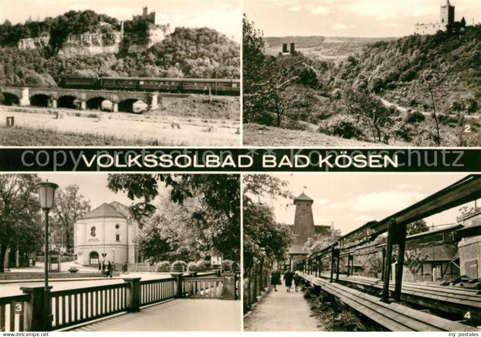 72967503 Bad Koesen Rudelsburg Burg Saaleck Sanatorium Kunstgestaenge Zur Borlac - Bad Kösen