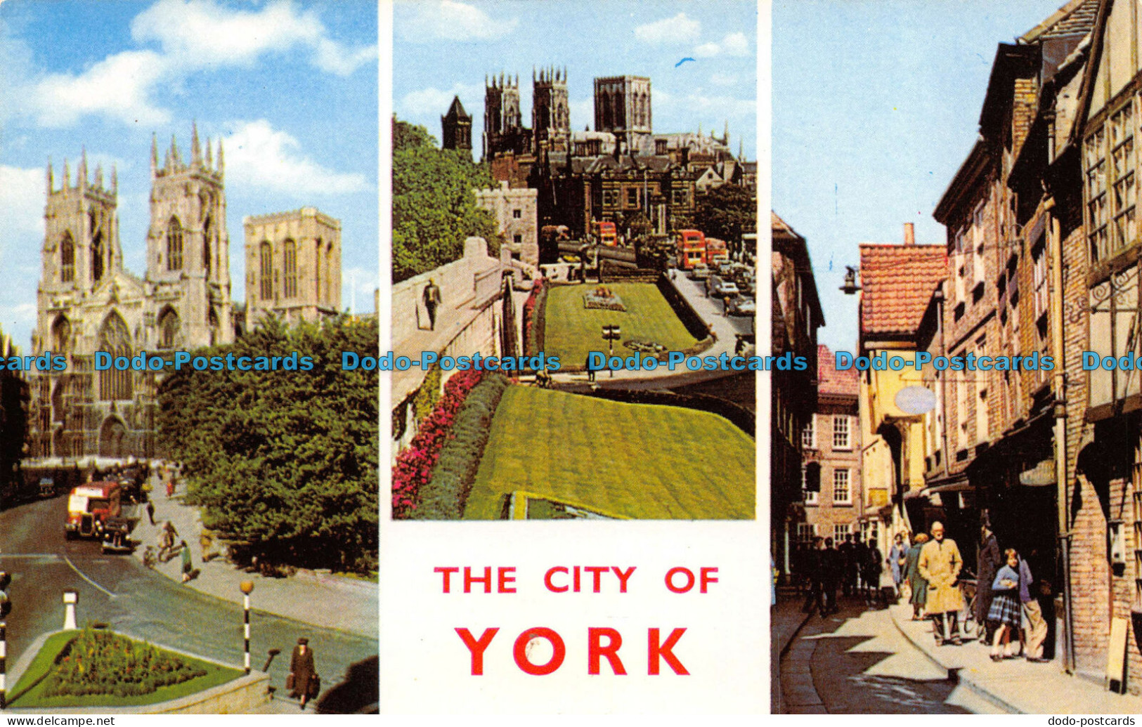 R082441 The Ity Of York. Multi View. Jarrold. Cotman Color - Monde