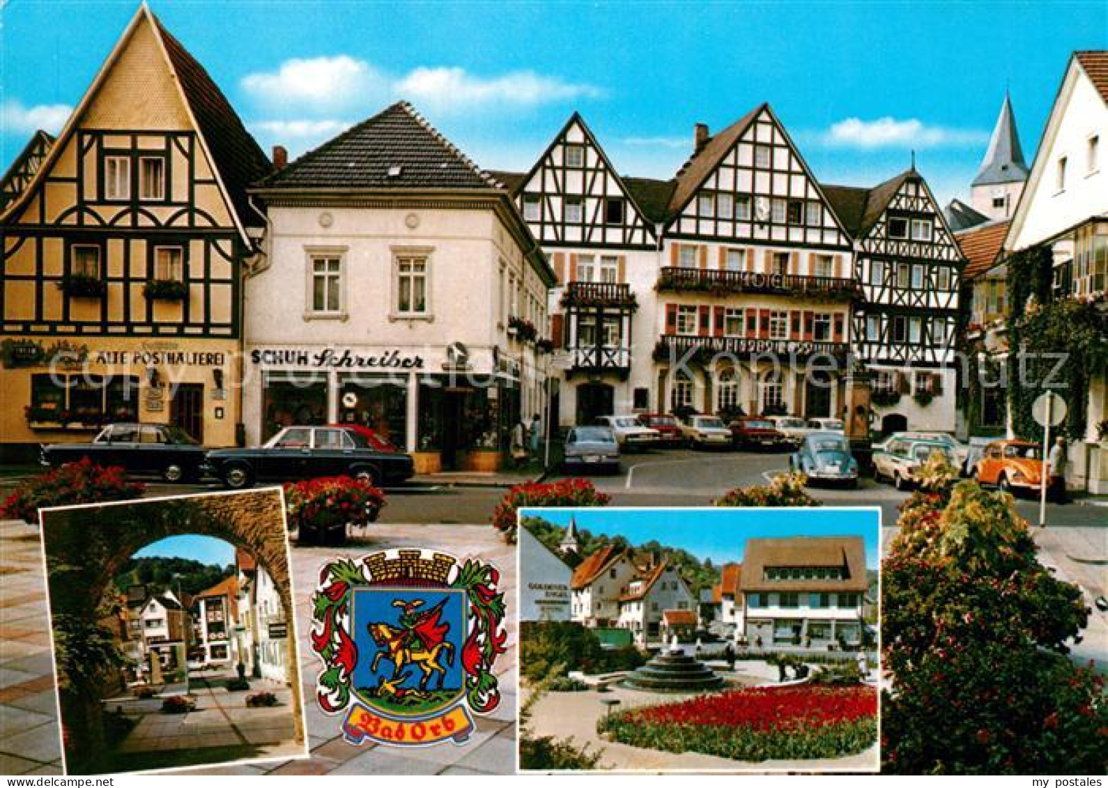 72966945 Bad Orb Marktplatz Und Obertor Fachwerk Bad Orb - Bad Orb