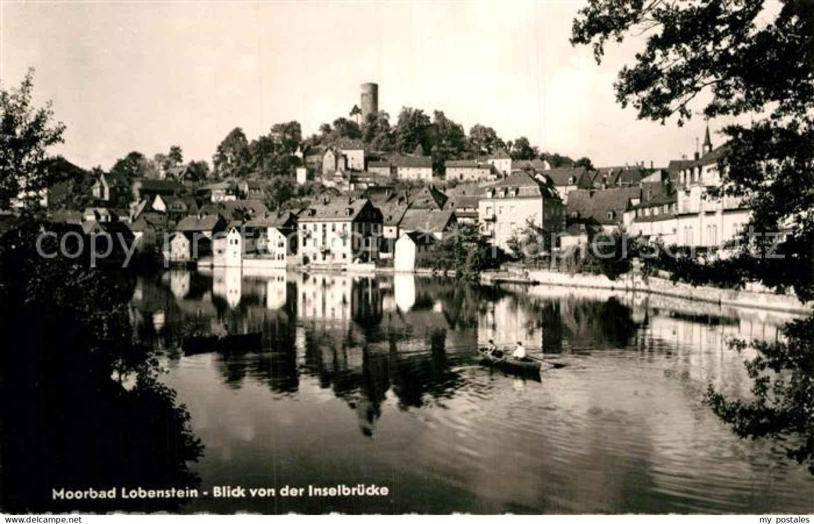 72966551 Bad Lobenstein Thueringen Blick Von Der Inselbruecke Bad Lobenstein Thu - Autres & Non Classés