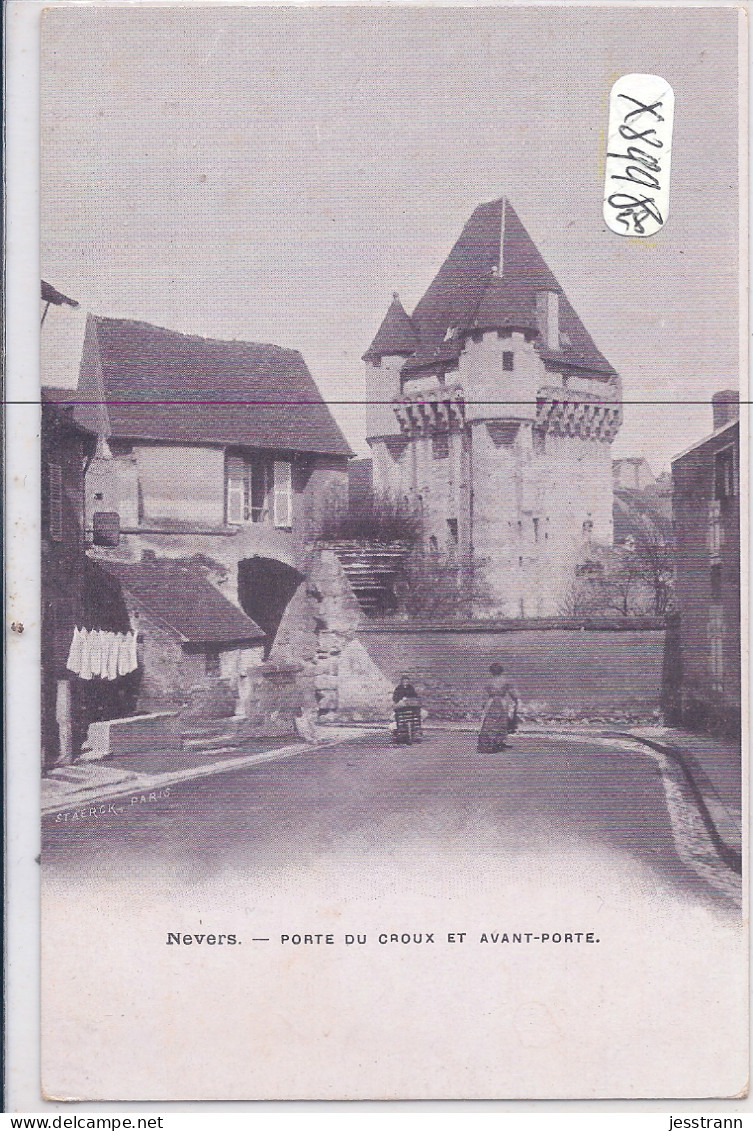 NEVERS- PORTE DU CROUX ET AVANT-PORTE- VOIR PUB AU DOS- LEON DONY- VETEMENTS POUR HOMMES- BOMBLED SUCCESSEUR - Nevers