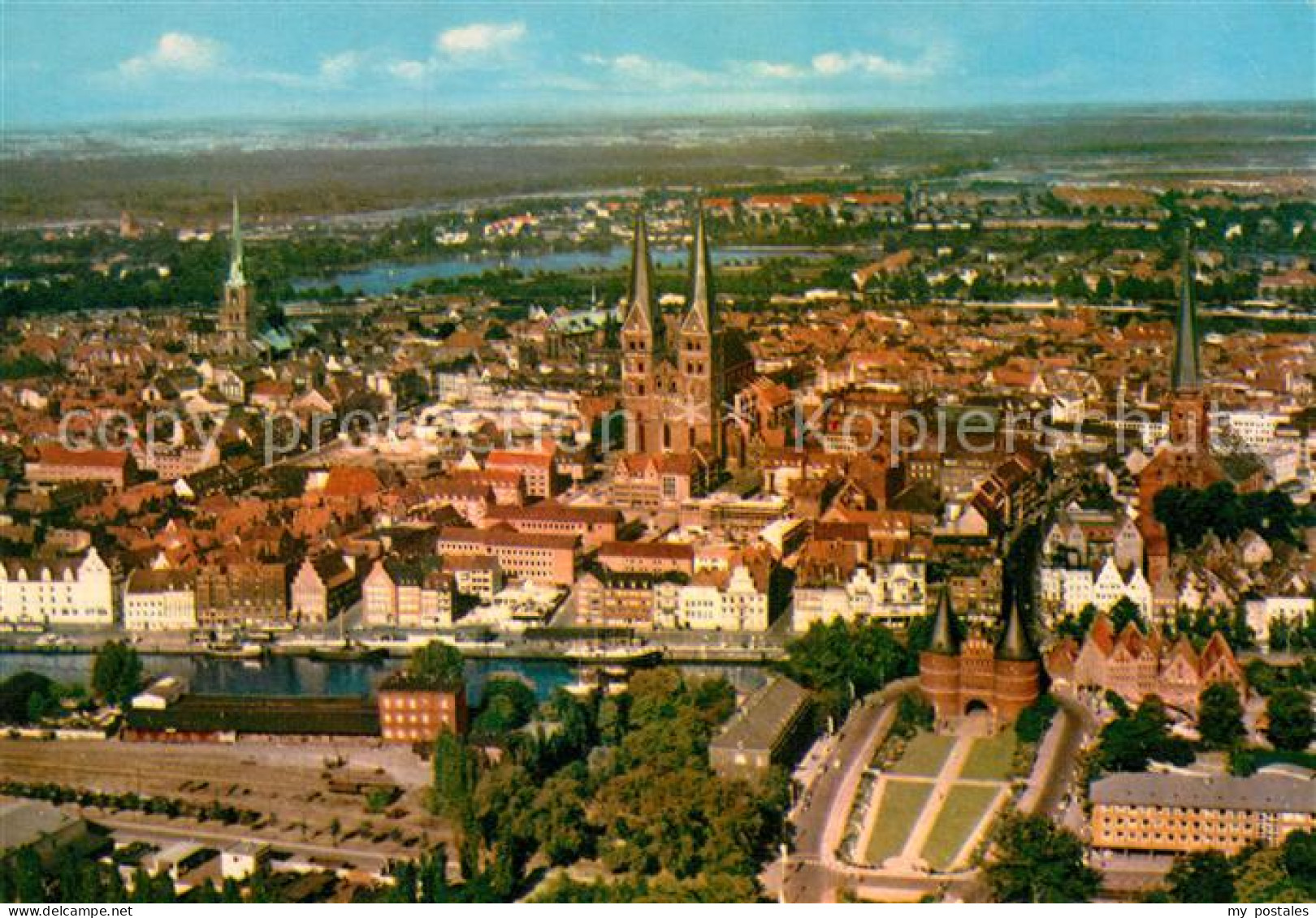 72965784 Luebeck Fliegeraufnahme Altstadt Luebeck - Luebeck