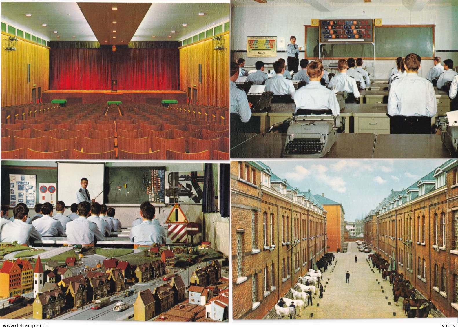 BRUXELLES    CARNET 10 CPA      Ecole Royale De Gendarmerie - Koninklijke Rijkswachtschool - Police - Gendarmerie