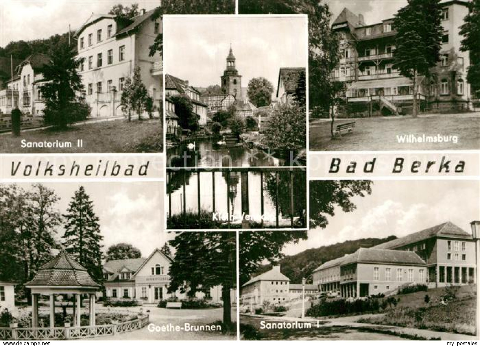 72964891 Bad Berka Sanatorium Wilhelmsburg Goethe-Brunnen Bad Berka - Bad Berka