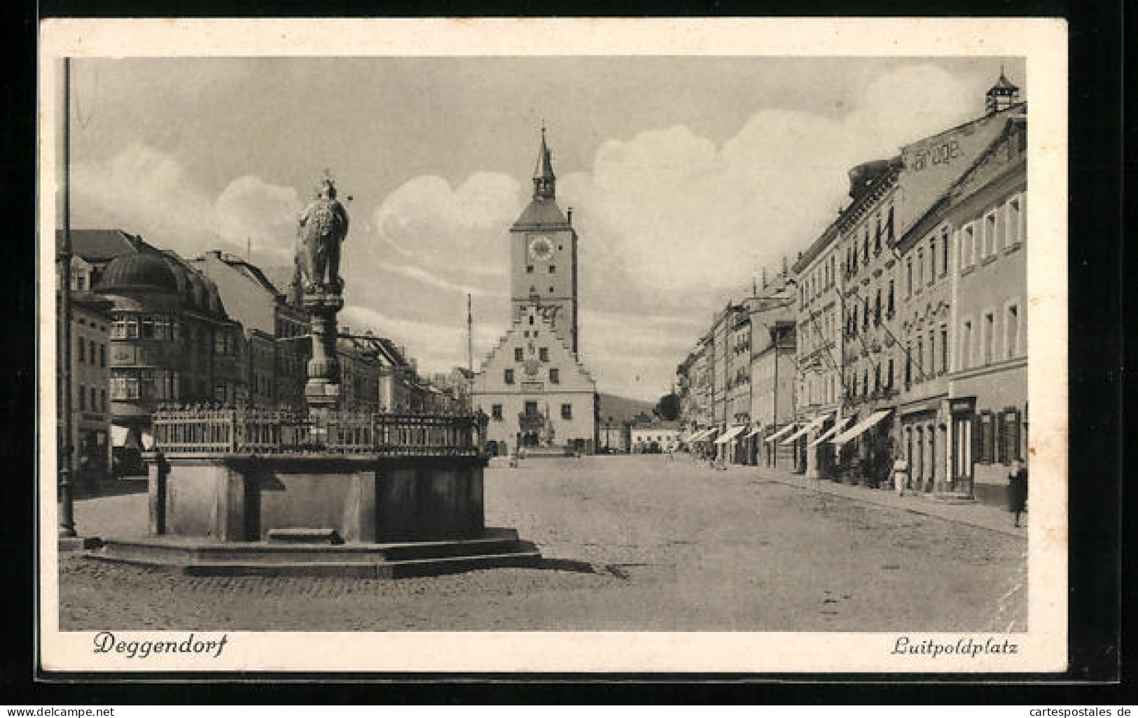 AK Deggendorf, Luitpoldplatz  - Deggendorf