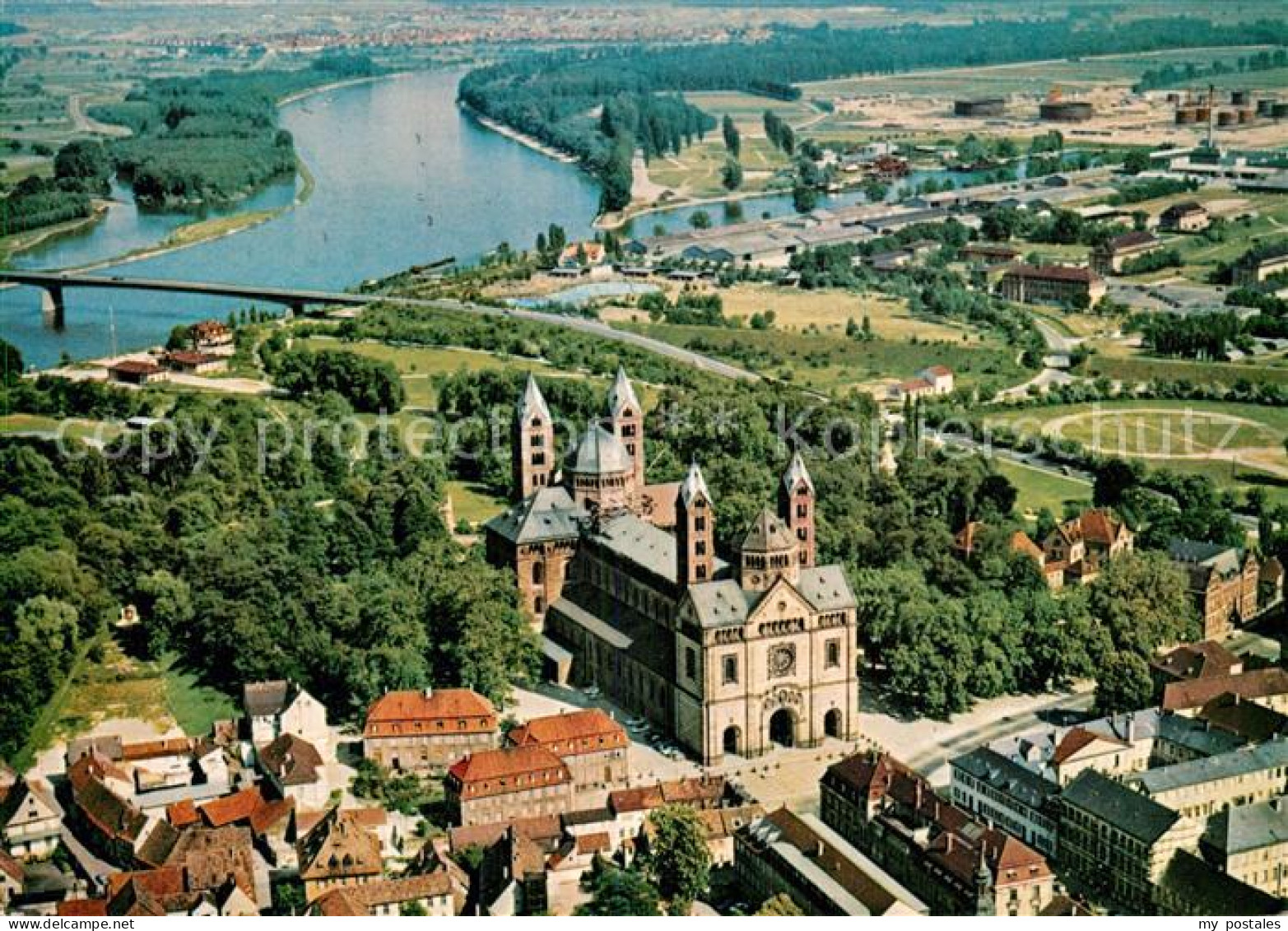 72964714 Speyer Rhein Stadtpanorama Mit Dom Fliegeraufnahme Ludwigshof - Speyer