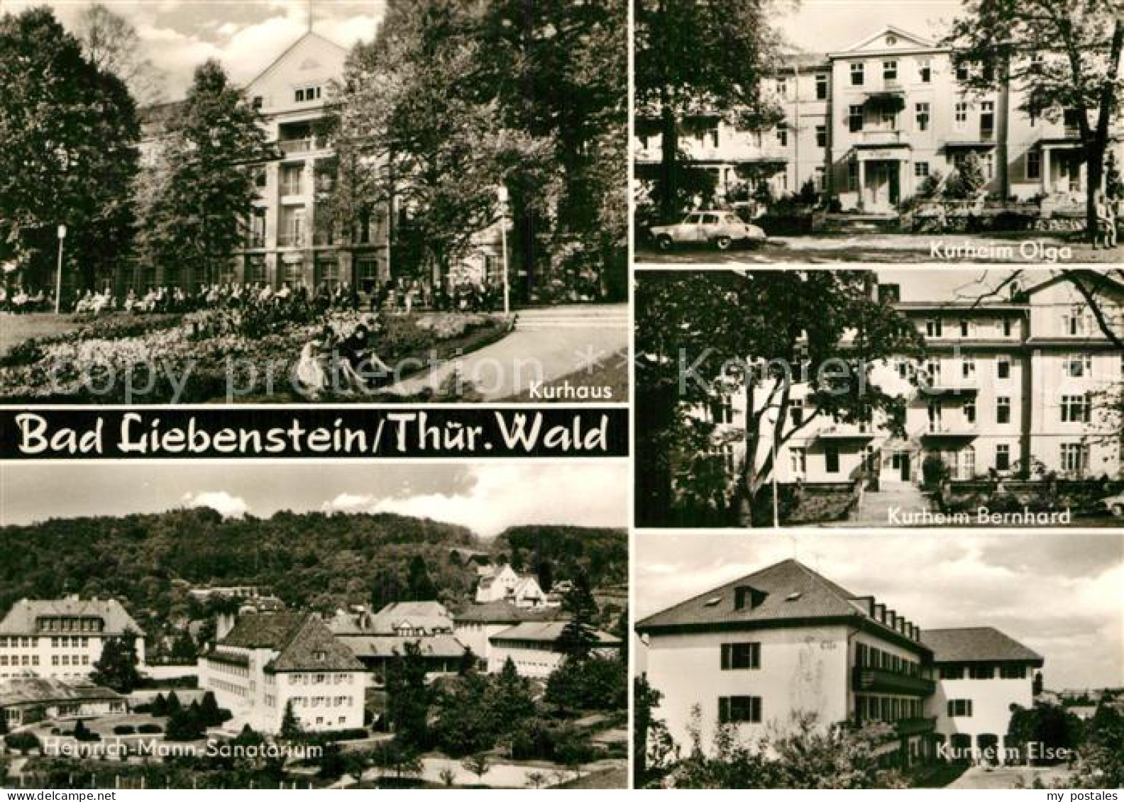 72963791 Bad Liebenstein Kurhaus Kurheim Heinrich Mann Sanatorium Bad Liebenstei - Bad Liebenstein