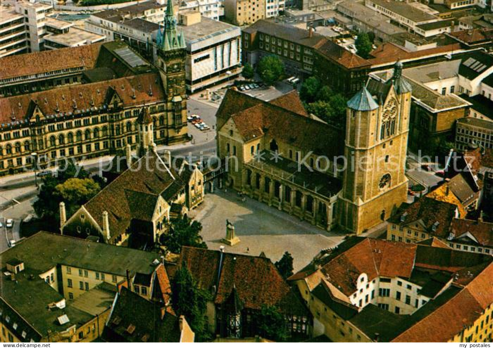 72962924 Braunschweig Burgplatz Und Rathaus Fliegeraufnahme Braunschweig - Braunschweig