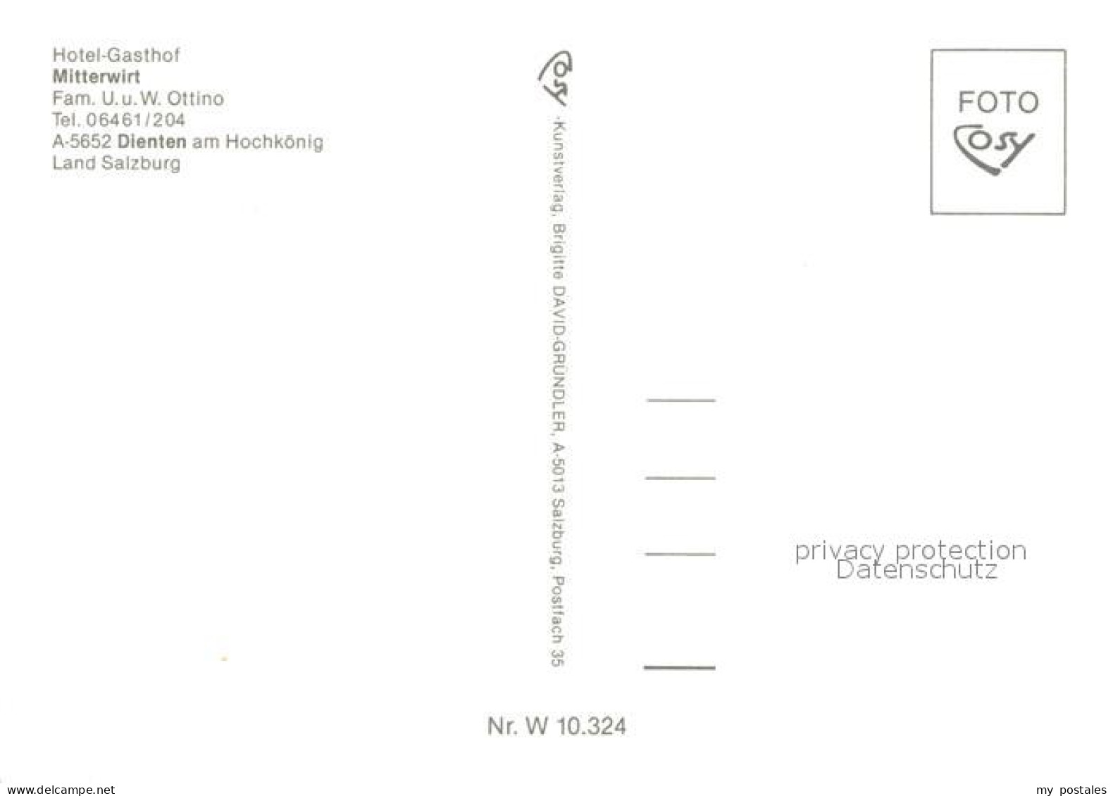 72962912 Dienten Hochkoenig Gasthof Mitterwirt Panorama Gabuehelhuette Bergstati - Andere & Zonder Classificatie