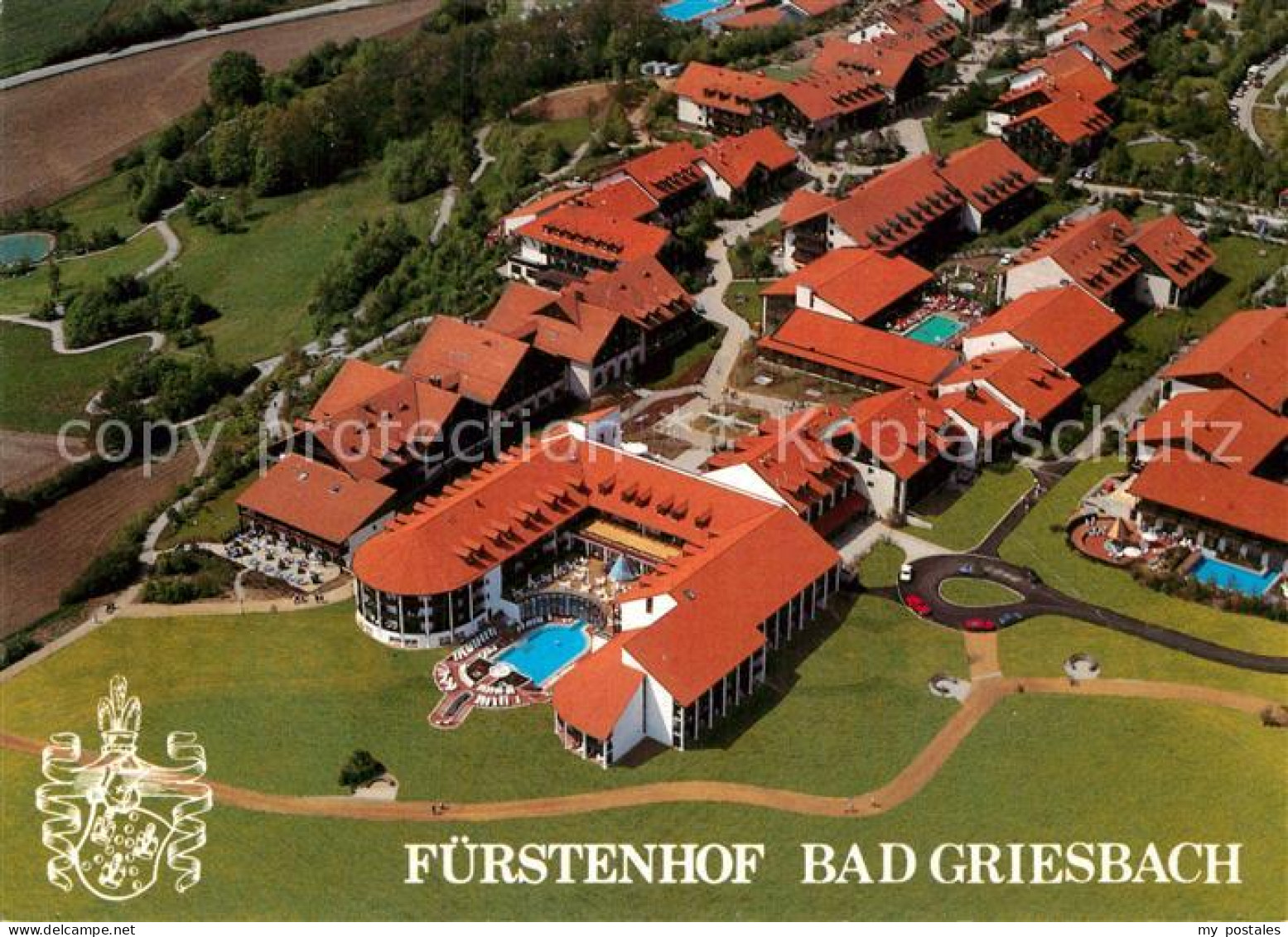 72962813 Bad Griesbach Rottal Dreiquellen Mineralheilbad Fliegeraufnahme Adlmoer - Other & Unclassified