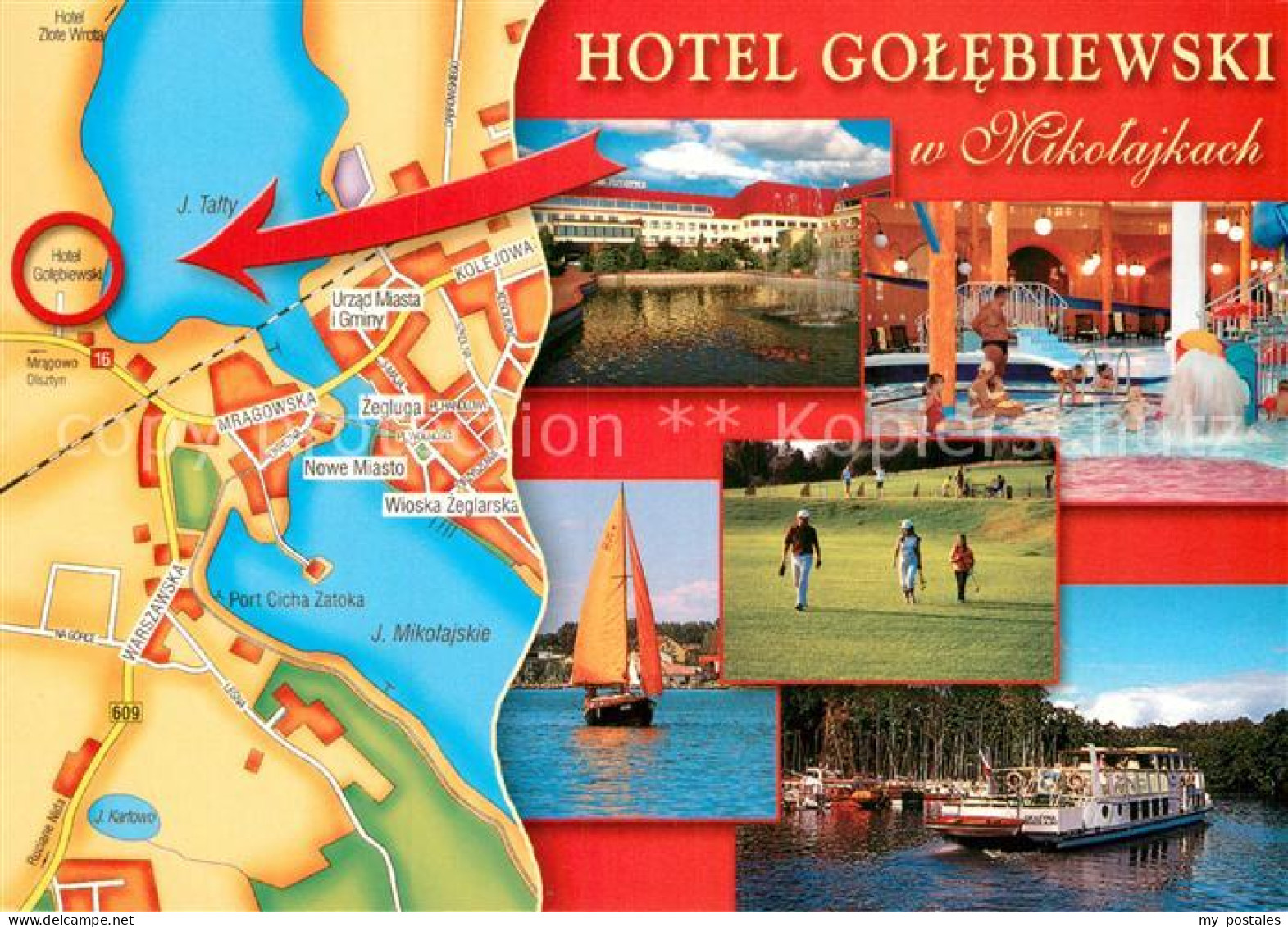 72962590 Mikolajki Ostpreussen Hotel Golebiewski  - Poland