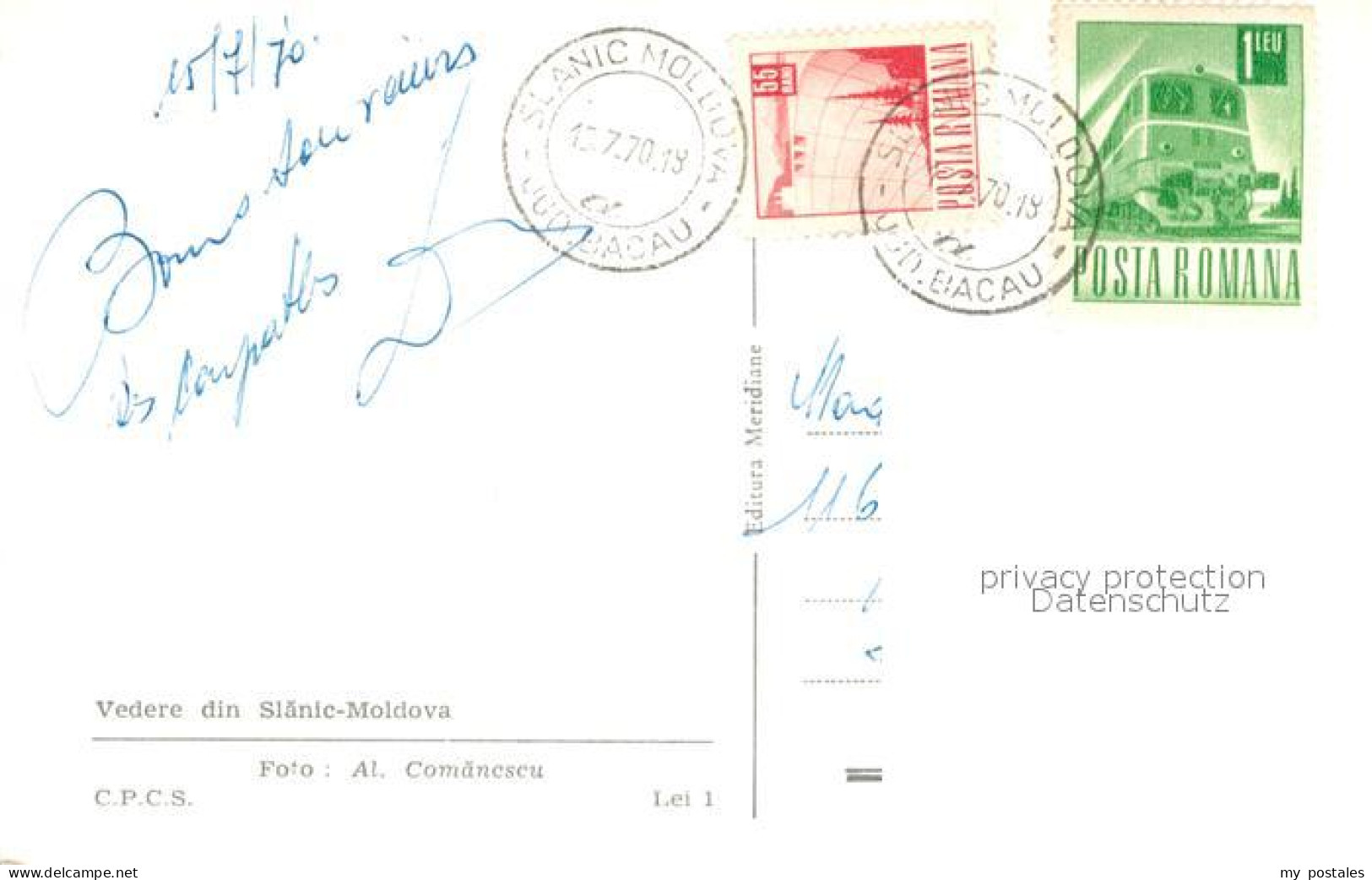 72962055 Slanic Moldova Gebaeude Slanic Moldova - Rumania