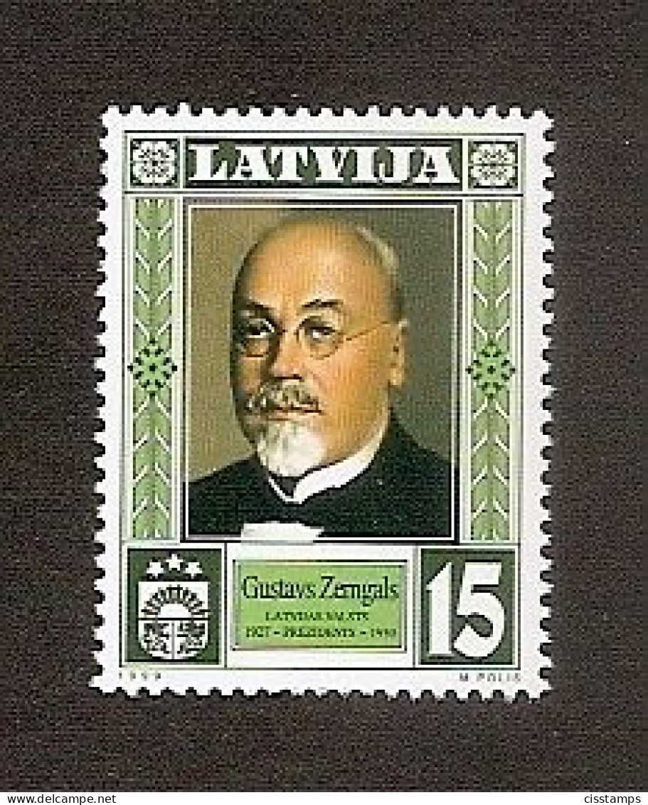 LATVIA 1999●Gustavs Zemgals●Mi 512 MNH - Lettonie