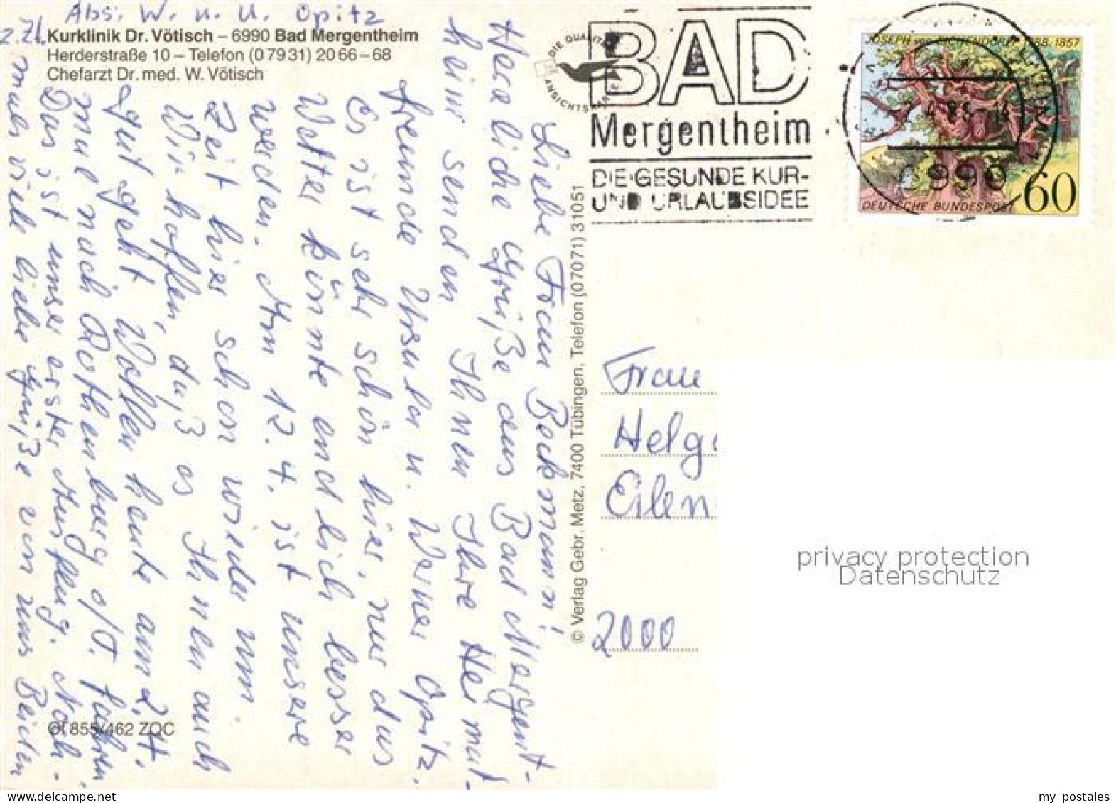 72961915 Bad Mergentheim Kurklinik Dr Voetisch Bad Mergentheim - Bad Mergentheim