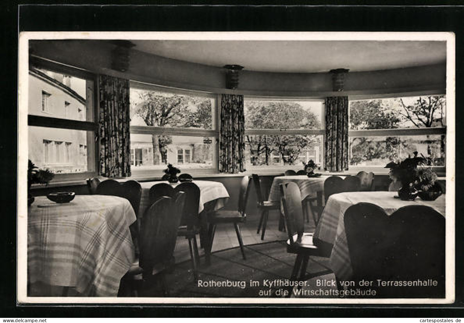 AK Steinthaleben, Rothenburg Am Kyffhäuser, Blick Von Der Terrassenhalle Auf Die Wirtschaftsgebäude  - Kyffhaeuser