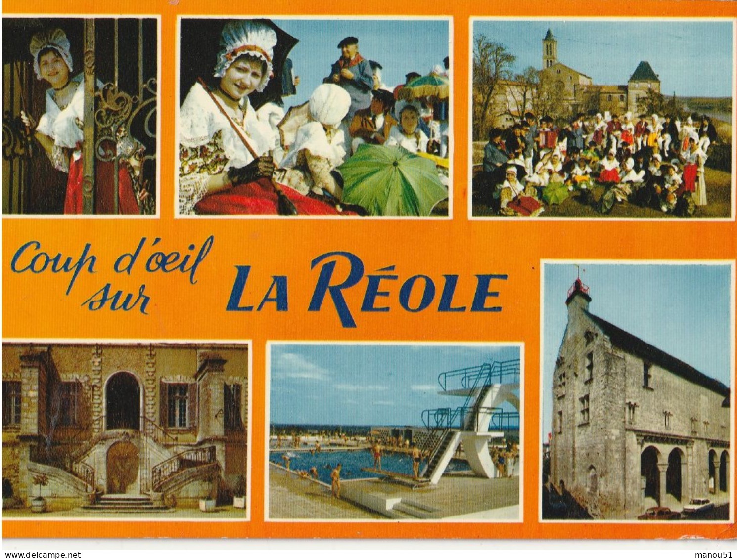 LA REOLE - CPSM Multi Vues - La Réole