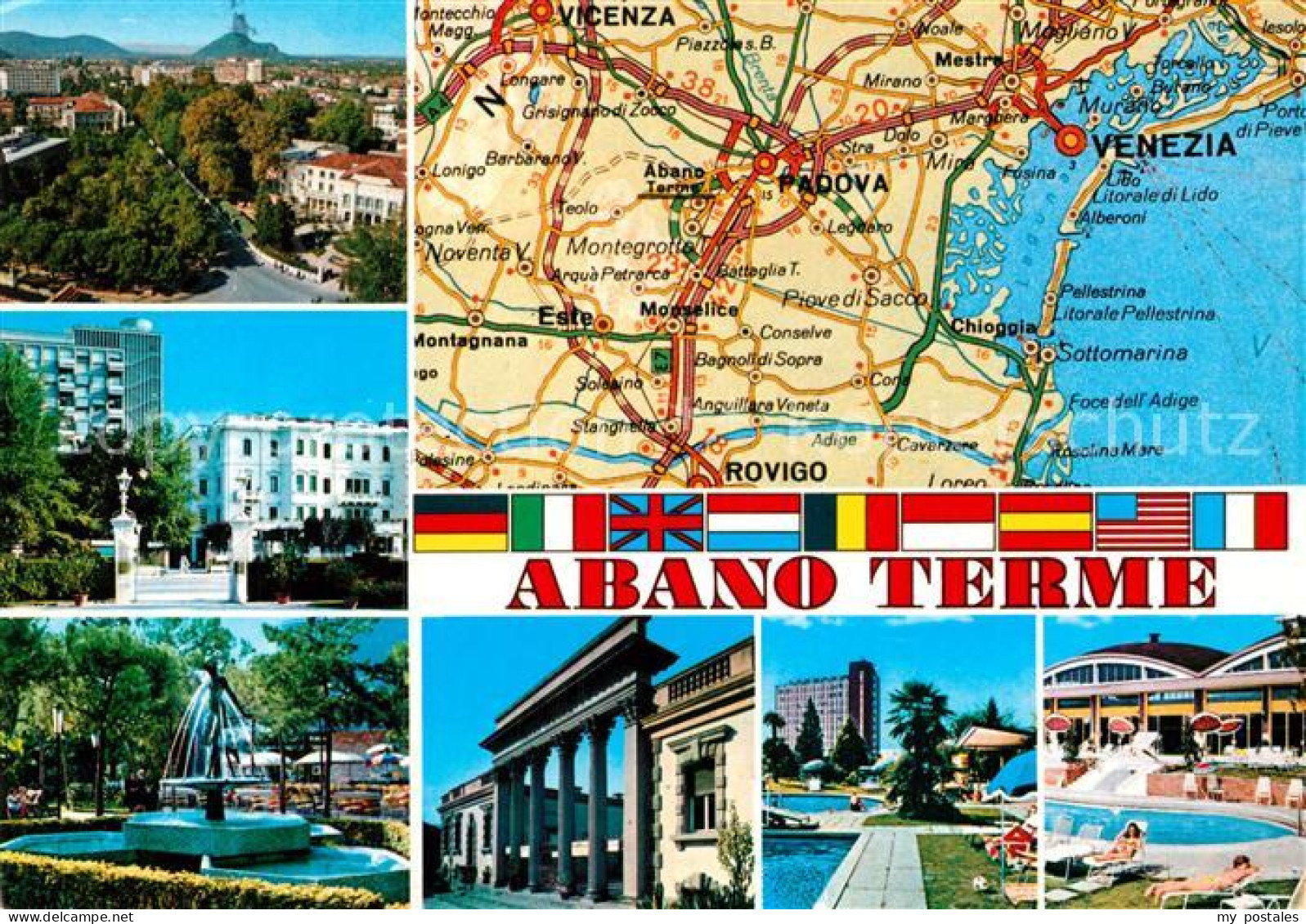 72961747 Abano Terme Landkarte  Firenze - Sonstige & Ohne Zuordnung