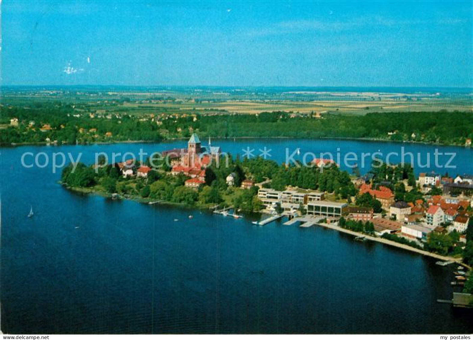 72961401 Ratzeburg Ruderakademie Jugend-Hotel Fliegeraufnahme Ratzeburg - Ratzeburg