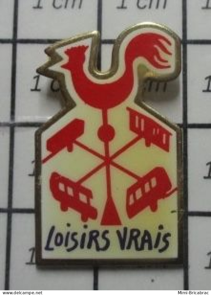 912b Pin's Pins / Beau Et Rare / MARQUES / GIROUETTE ROUGE LOISIRS VRAIS - Trademarks