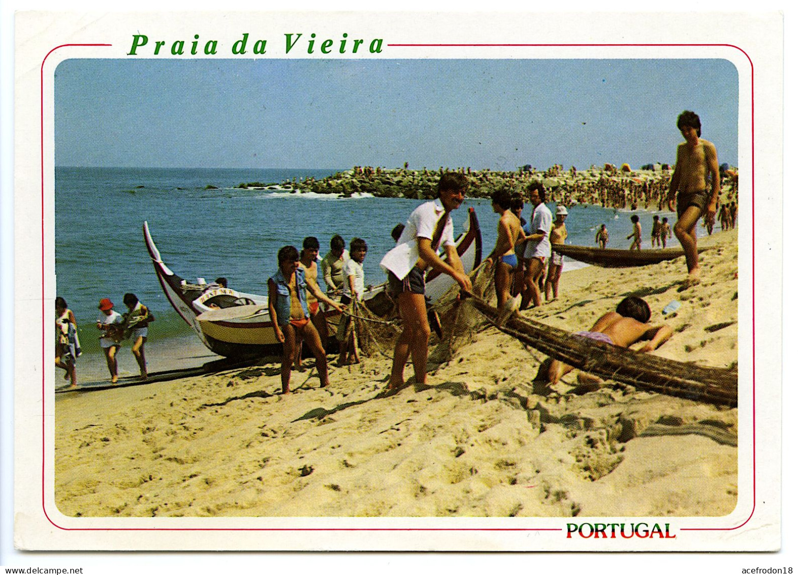 Praia Da VIEIRA - Aparelhando O Barco - Leiria